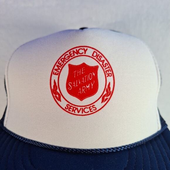 SALVATION ARMY Emergency Disaster Services Cap Trucker Hat Snapback Meshback - Picture 2 of 9